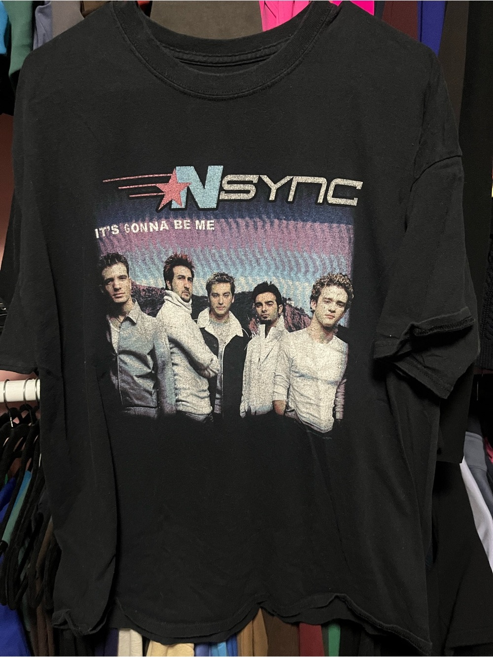 N’Sync Urban Outfitters Black Graphic Tee